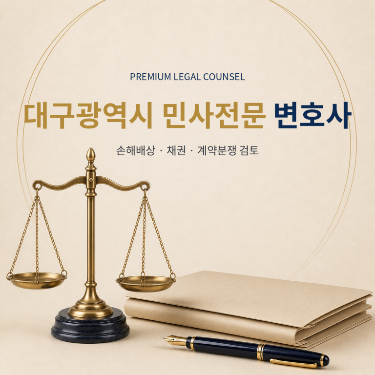 대구광역시 민사전문 변호사