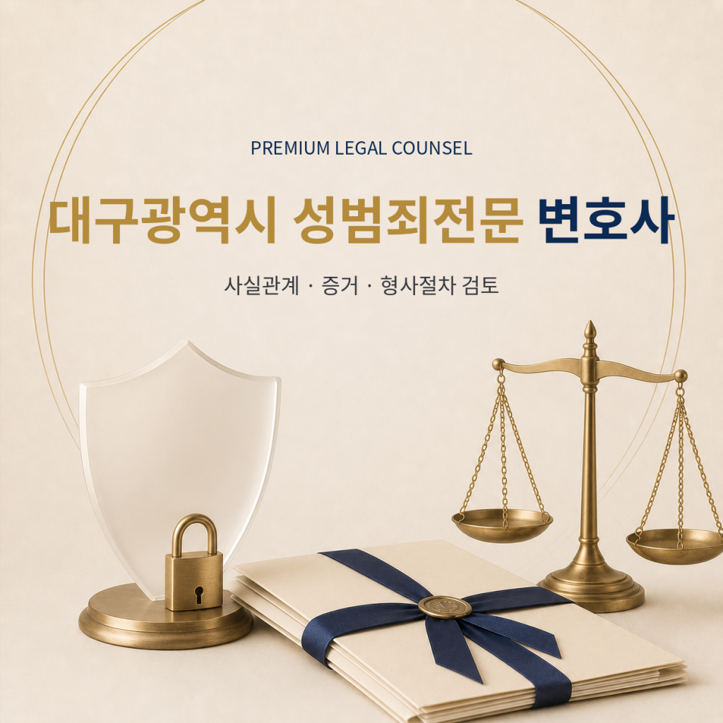 대구광역시 성범죄전문 변호사