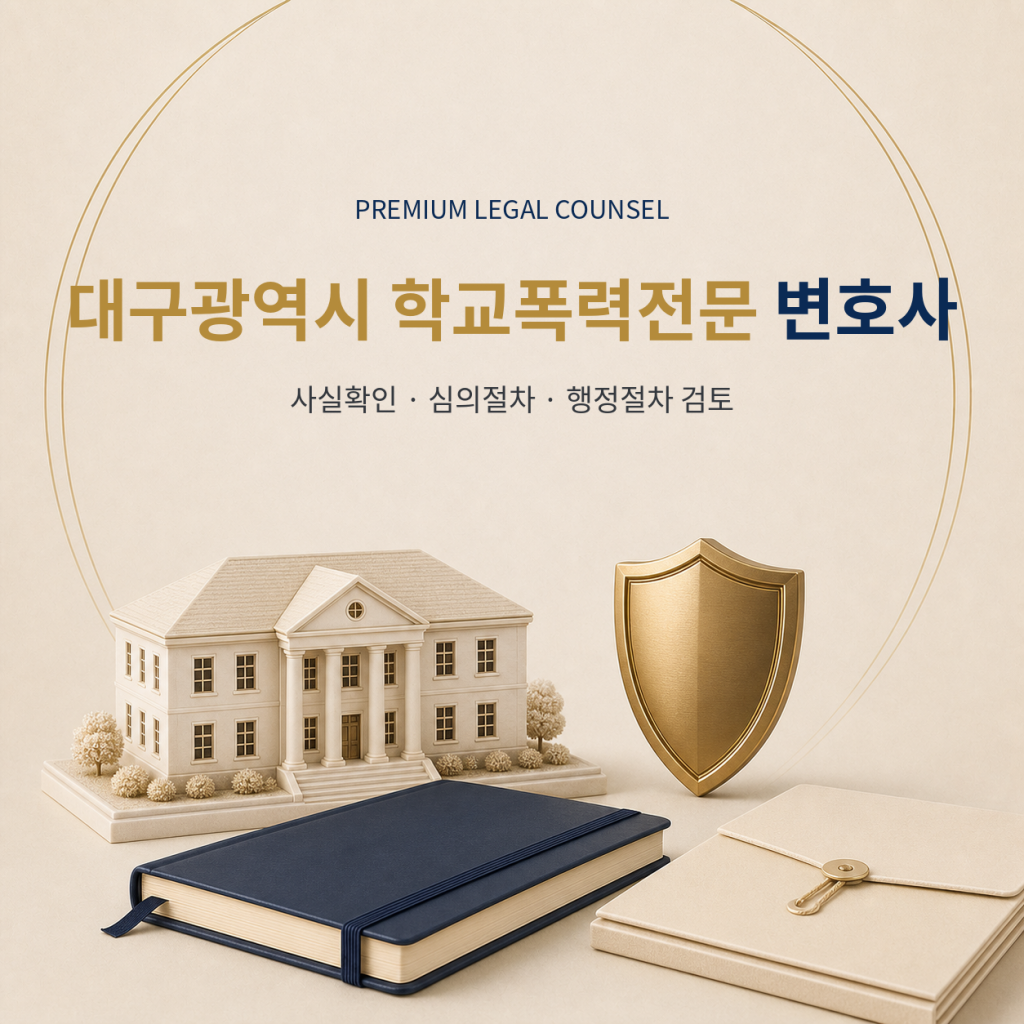대구광역시 학교폭력전문 변호사